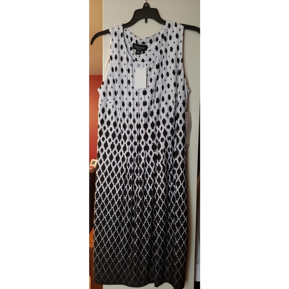 NWT Black & White Dress